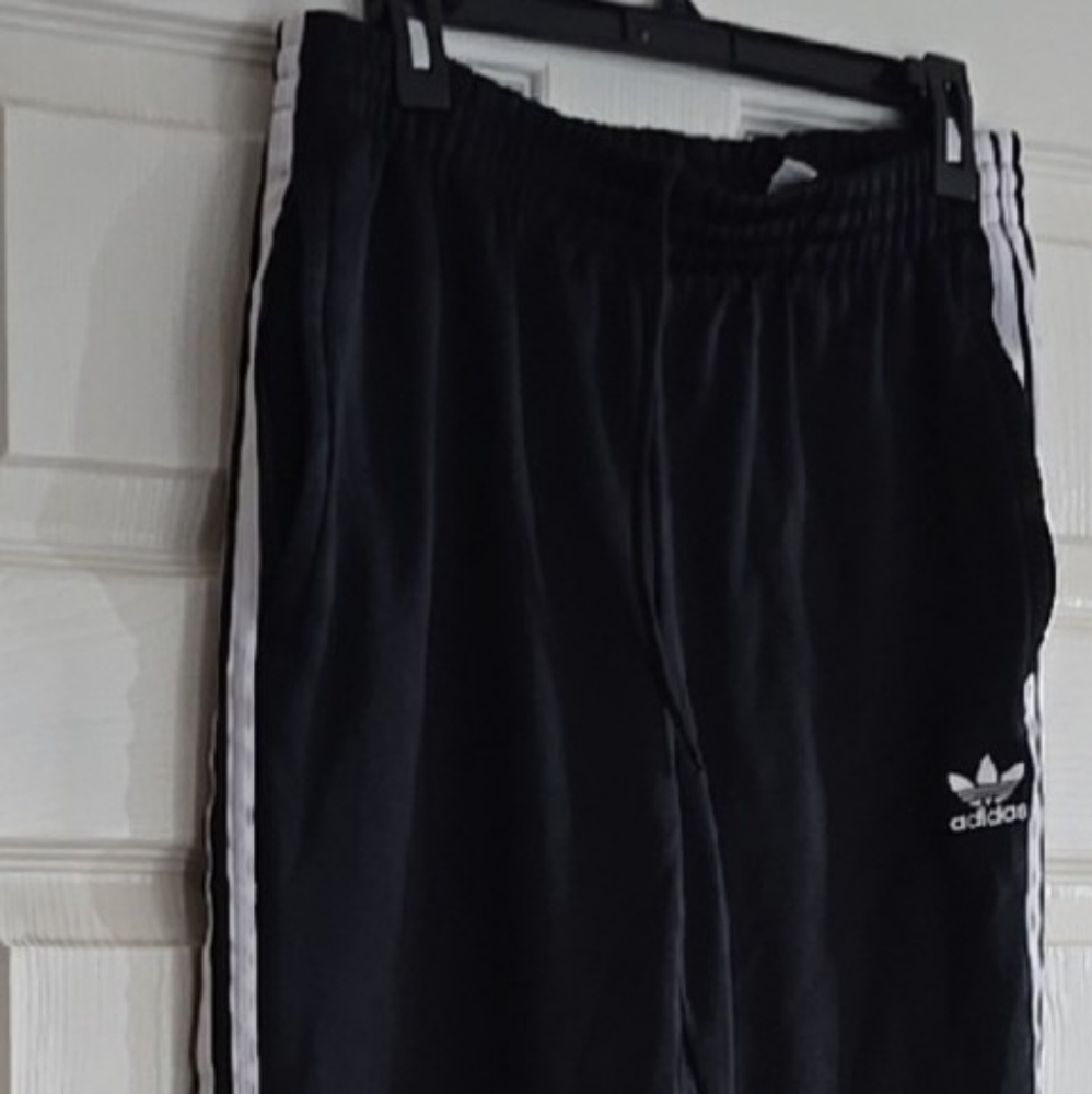 Adidas Size L Black Track Pants